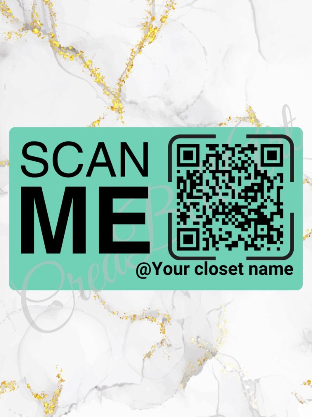100 Thank you Stickers for Packaging Customizable QR | Small Business Labels - Picture 6 of 10